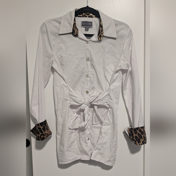 Guillaume Dresses & Skirts - White Button Down Dress